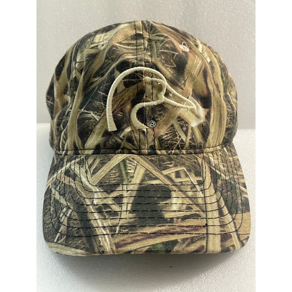 Ducks Unlimited Camo Baseball Hat Mens Adjustable Strapback Hunting Cap Logo